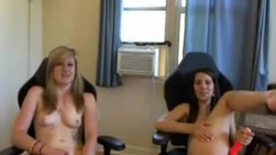 Two hot girls reaching orgasm together