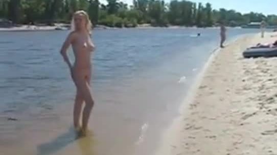 Sexy nudists at the beach